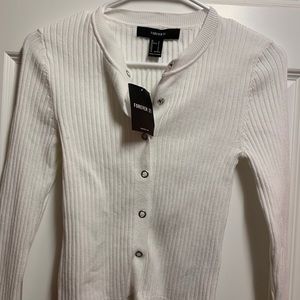 white button up long sleeve